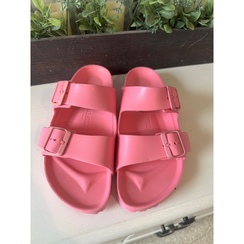 Birkenstock Arizona EVA Neon Pink Slide Sandals EU 39 US Women 8-8.5 Waterproof